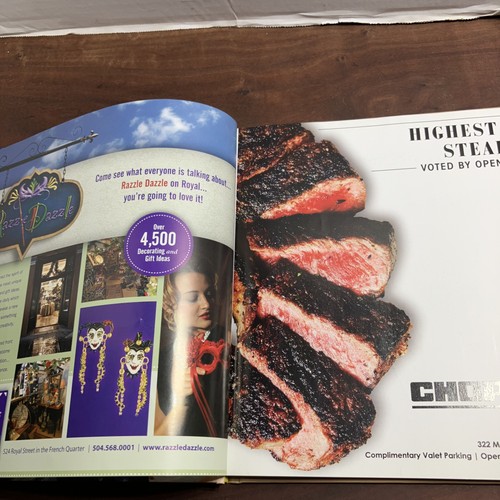 Where Guestbook New Orleans 2013-2014 Hardcover Jazz Art Photo Travel Guide Book - Imagen 4 de 7