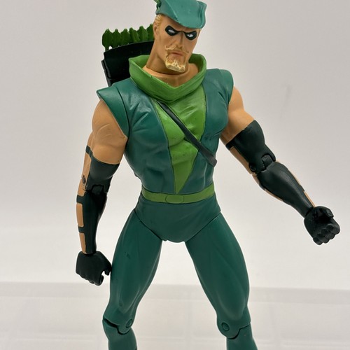 DC Direct Collectibles Green Arrow Hard Traveling Heroes Series Action Figure! - Picture 3 of 9