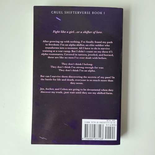 Book Psycho Shifters Jasmine Mas Cruel Shifterverse 1 Dark Romantasy 2022 - Picture 2 of 10