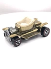 1968 Hot Wheels Redline Hot Heap Light Gold USA Original Sweet 16