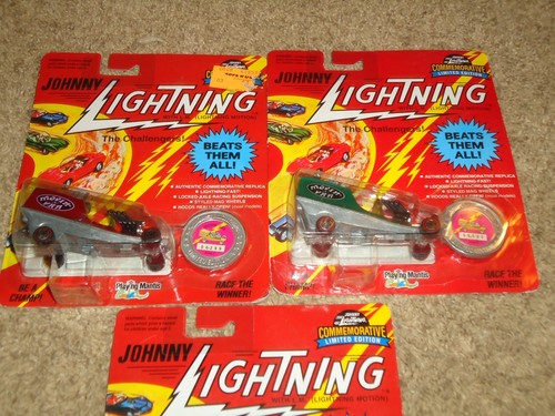 Johnny Lightning The Challengers, Moving Van, Series D, Red, E, Black, &H, Green - Picture 2 of 5