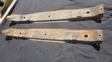 PAIR OF GENUINE VW TRANSPORTER T25 FUEL TANK SUPPORT STRAPS BARS MOUNTS T3
