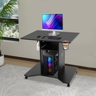 Rolling Desk Mobile Desk for Small Space Mobile Computer Desk w/ Wheels 30-35kg