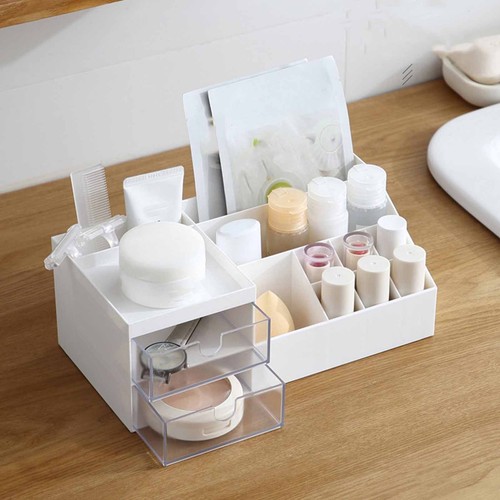 Makeup Organizer Large Capacity Skincare Organizer With Drawers For Countertop - Picture 7 of 12