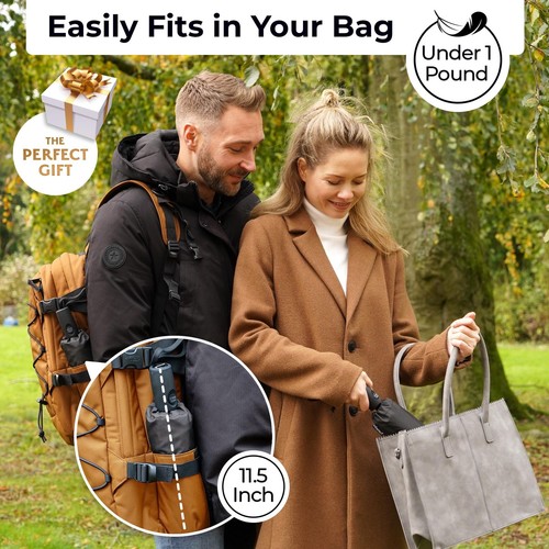 TUMELLA Strongest Windproof Travel Umbrella Compact Superior & Beautiful Smal... - Picture 4 of 9