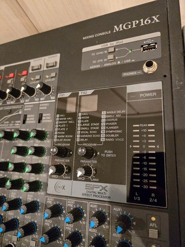 Yamaha MGP16X 16-Channel Mixer Audio Interface All Function Tested w/Adapter - Picture 11 of 18