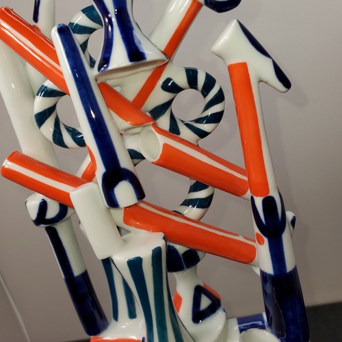 Sargadelos Handcrafted Porcelain Scarecrow Made in Spain - Picture 6 of 17