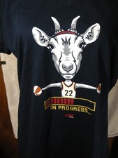 Caitlin Clark V-neck T-shir Indiana Fever GOAT In Progress #22 Women's Sz Large