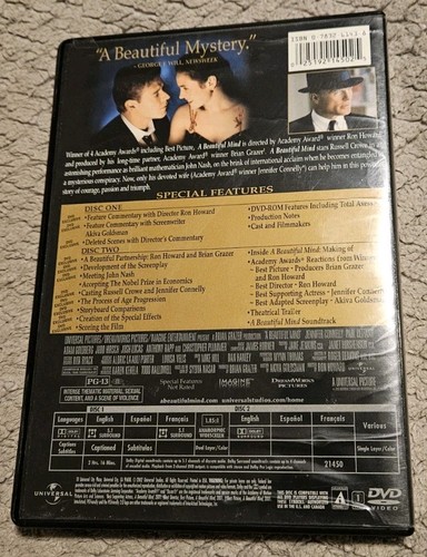 A Beautiful Mind 2002 DVD Tested Plays - Picture 6 of 7