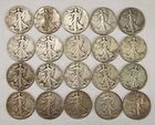 90% Silver Walking Liberty Half Dollars Roll of 20 $10 Face Value 1933-1946 WL2