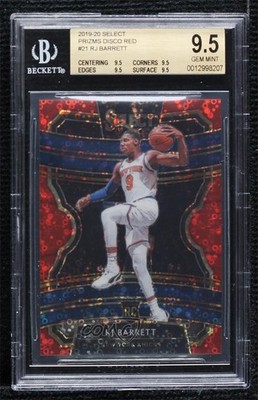2019 Select Hybrid Red Disco Prizm 19/49 RJ Barrett #21 BGS 9.5 Rookie RC 0kr0