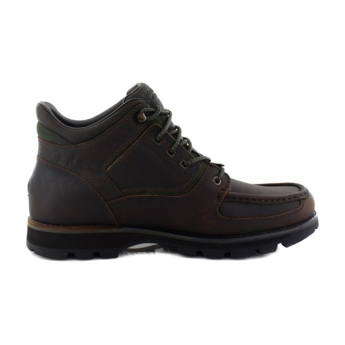 Botas para hombre Rockport Umbwe II impermeables sin usar, en caja delanteras Trail chocolate/verde - Imagen 3 de 11