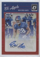 2016 Donruss Optic Red Signatures /50 Eli Apple #133 Rookie Auto RC