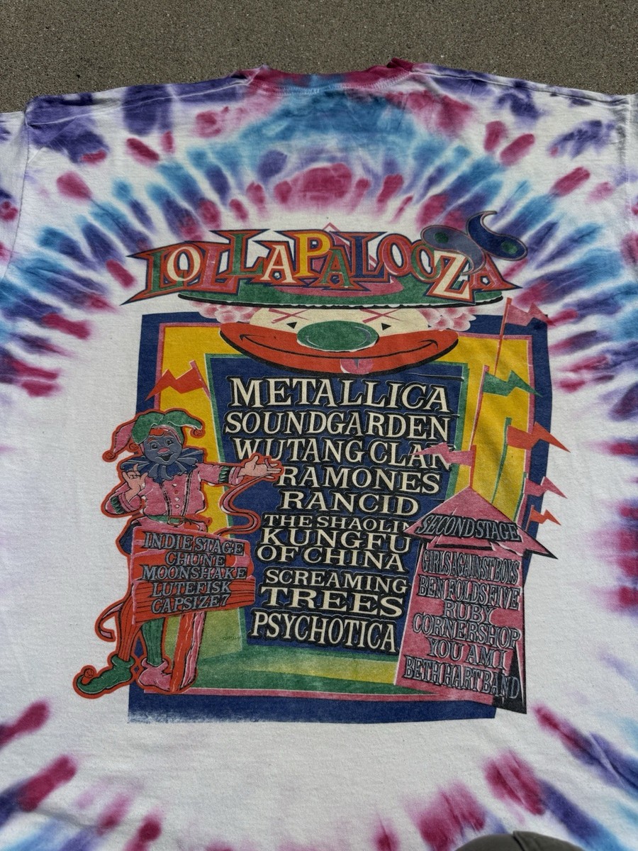 Vintage 1996 Lollapalooza Metallica Soundgarden Wu Tang Clan