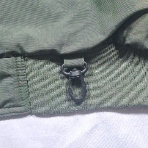 White Sierra Vintage Bomber Jacket Size XL Green Fleece Lined Zip Pockets  - Picture 2 of 14