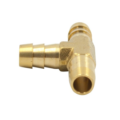 Hose Barb Tee 1/8" x 1/8" x 1/8" Barbed T -Fitting 3 Ways Hose Union Pack of 5 - Picture 3 of 4