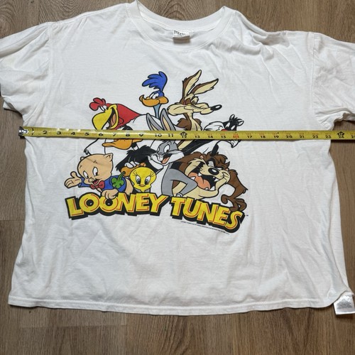 Vintage Looney Tunes Tweety Taz Road Runner Bugz Bunny M 90s Freeze Shirt - Bild 8 von 8