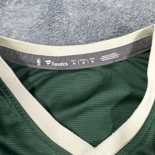 Giannis Antetokounmpo #34 Milwaukee Bucks Jersey Youth Medium Green Swingman - Picture 3 of 12