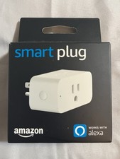 Amazon WiFi Smart Plug White, Compatible with Alexa Voice Control, New Sealed