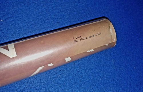 VAN HALEN DAVID LEE ROTH VTG MUSIC SOLO POSTER UNUSED ROLLED 23"x 35" (1983)🔥 - Picture 3 of 4