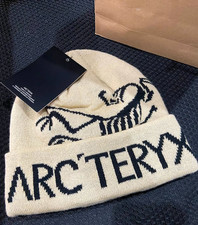 Arc'teryx Bird Word Toque Beanie Beige Void Wool Knit Winter Ski Hat NWT HOT