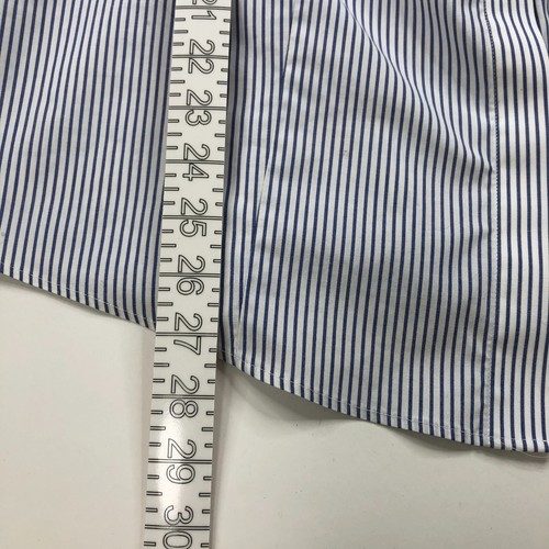 Talbots Wrinkle Resistant Plus 16W Women's Button Long Sleeve Dress Shirt Blue - Picture 5 of 11