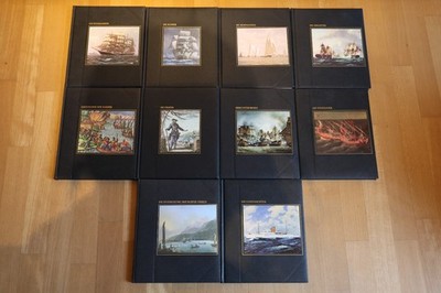 Konvolut aus 10 gut erhaltenen time life Büchern der Serie Die Seefahrer