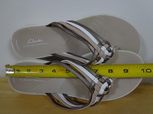Sandalia Clarks Cloud Steppers Cojín Suave Slide Para Mujer Talla 8 - Imagen 3 de 20