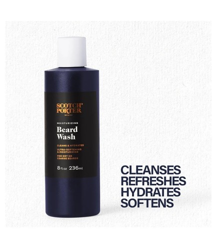 Moisturizing Beard Wash – Cleanse, Refresh, Hydrate & Soften Coarse,Dry Faci 8oz - Picture 3 of 8