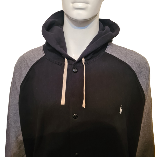 POLO RALPH LAUREN BIG MENS JACKET BASEBALL VARSITY FLEECE HOODED 4XLT TALL - Picture 2 of 7