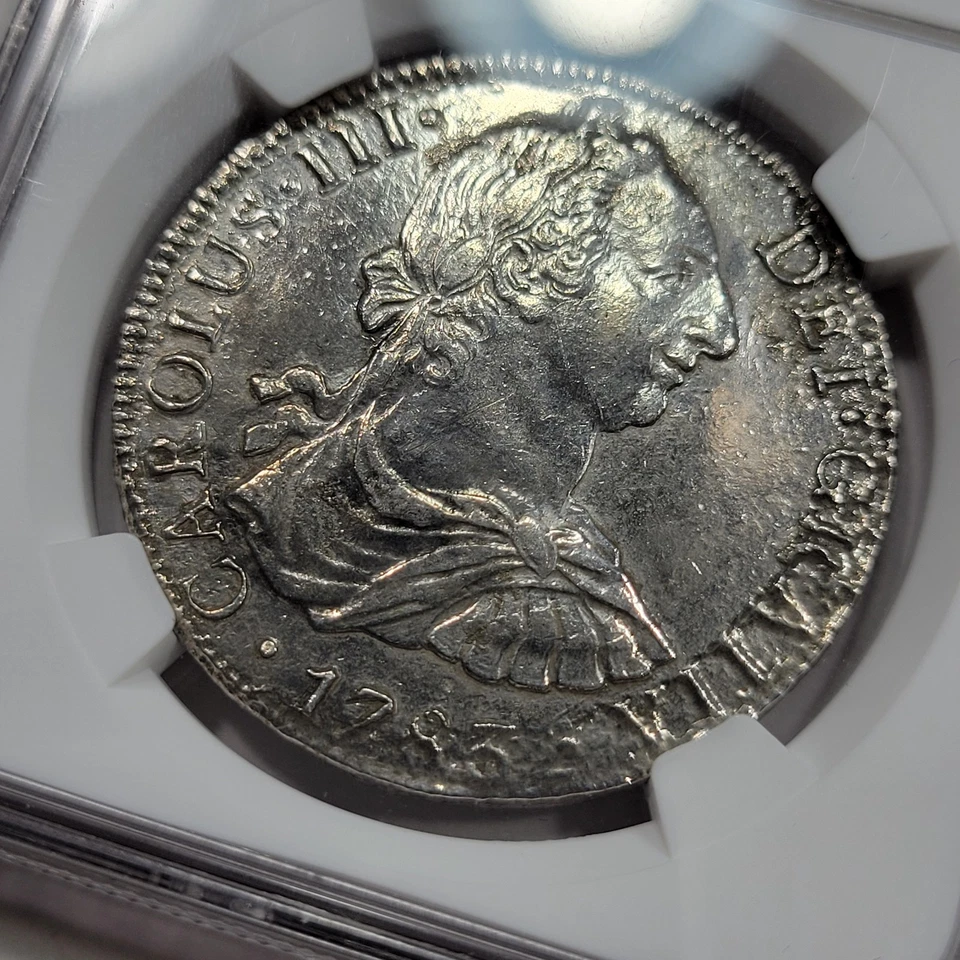 1783 Mexico 8 Reales NGC AU El Cazador Shipwreck Amazing High Grade *K715 - Image 4 of 4