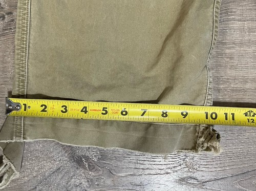 Vintage American Eagle Outfitters Tan Mens 34x34 Baggy Cargo Pants THRASHED - Picture 8 of 17