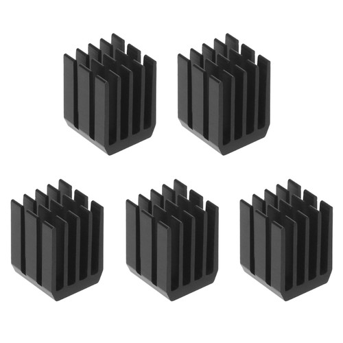 Cooling Heatsink Anodize Aluminum Heat Sink Radiator Electronic Chip Cooler 5Pcs - Zdjęcie 10 z 10