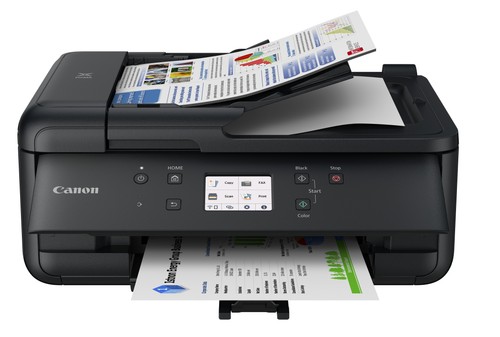 Canon Pixma TR7650 DRUCKER SCANNER KOPIERER WLAN Duplex-Druck + 15 XXL TINTE NEU - Afbeelding 3 van 7