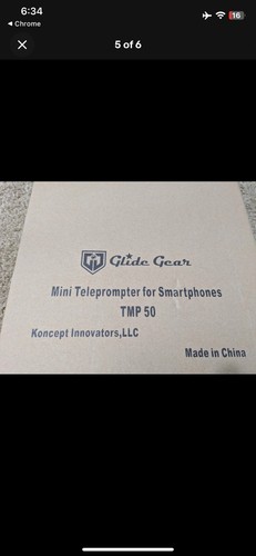 Glide Gear Smartphone iPhone Video Camera Tripod Teleprompter TMP 50 - 第 6/14 張圖片