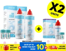 Avizor Ever Clean 2x225ml + FREE 60ml | Hydrogen Peroxide Lens Solution