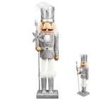  Nussknacker Holz Figur Weihnachtliche Tischdekoration Nussknacker-Statue