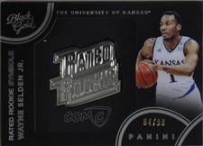 2016 Panini Black Gold Collegiate Rated Rookie Symbols White /99 Wayne Selden Jr