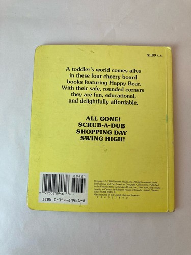 Happy Bear All Gone illustrated by Bobbi Barto Random House Toddler Books - Bild 9 von 16