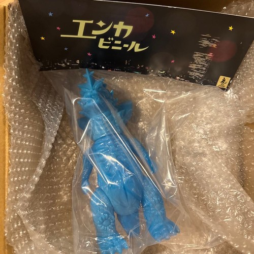 ENKA VINYL Space Godzilla Unpainted Blue Glow in the Dark Soft Vinyl Figure WF20