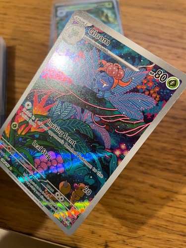 NEAR MINT! Gloom (198/197) Obsidian Flames Illustration Rare Pokemon Card! - Picture 4 of 4