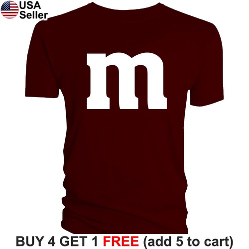 M&M T-Shirt Candy MM's and MMs Group Halloween Costume Funny Chocolate BCD01 - Picture 14 of 19