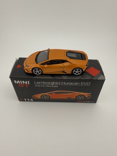 Lamborghini Huracan EVO Arancio Borealis - Mini GT MGT 00114 Open Box - Picture 2 of 12