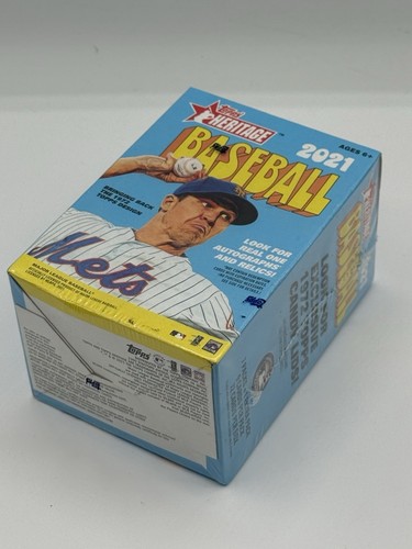 NUEVO SELLADO 2021 Topps Heritage MLB Béisbol Blaster Caja Real Reliquia Automática RC - Imagen 5 de 6