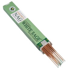Salvia Bianca - Bastoncini di Incenso Vijayshree Golden Nag - 3 Scatole da 15g