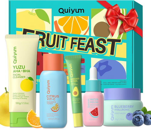 Fruit Skin Care Kit for Girls Teen, 5 Daily Routine Skincare Sets - Gift Set ... - Picture 12 of 12