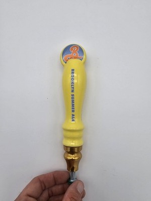 Brooklyn Summer Ale Draft Beer Tap Handle 13  Red Blue Yellow NY Man Cave Bar