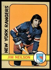 1972-73 Topps HOCKEY Jim Neilson #66 New York Rangers HIGH GRADE BEAUTY!