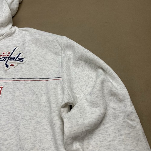 Fanatics 3XL Ash Washington Capitals Classics Legacy Quarter-Zip Hoodie Women's - Picture 10 of 12