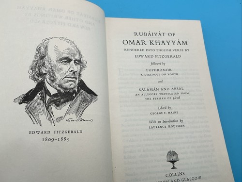 Rubaiyat Of Omar Khayyam And Other Writings Edward Fitzgerald Collins 1953 - Imagen 6 de 22